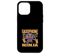Saxophone Ninja Divertente Sassofonista Custodia per iPhone 12 Pro Max
