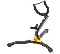 Saxophone-Stuzzino Supporto Per Strumenti In Metallo, Supporto Non Slip Piegabile | Progettazione Di Cornici Regolabili Portatili, Punto Di Riposo Sicuro Per Il Sax Tenore Alto Durante La Conf