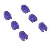 Saxophone Thumb Pads | 6Pcs Silicone Comfort Cushions for Sax Key Risers/Finger Pads | Reduce Hand Pressure & Fatigue for Longer Practice (Purple)
