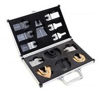 Saxton QF13CS01 Set di lame con valigetta, adatte per utensili a oscillazione multi attrezzo DeWalt, Stanley, Black and Decker, Worx, Sonicrafter, con sistema di chiusura Hyperlock