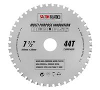 Saxton TCT TCT19044TMPT - Lama per sega circolare multiuso, 190 mm x 44 denti, per legno e metallo, compatibile con Bosch, Dewalt, Ryobi, Makita, ecc
