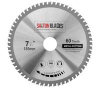 Saxton TCT18560TMB - Lama per sega circolare in alluminio e rame, 185 mm x 60 denti, per Bosch Makita Dewalt Evolution compatibile con seghe da 190 mm