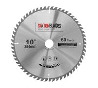 Saxton TCT25460T - Lama circolare TCT per legno, 254 mm x 30 mm, foro x 60 denti, per Bosch, Makita, DeWalt
