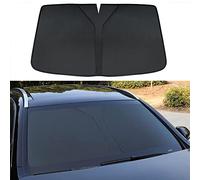 SAXTZDS Adatto per Mercedes Benz Classe A W177 2019-2021, parasole per parabrezza, parasole per parabrezza auto, parasole portatile nero per auto
