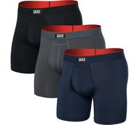 Saxx Underwear Multi-sport Mesh Brief Fly Boxers 3 Units Multicolor S Uomo