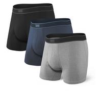 Saxx - Daytripper Boxer Brief Fly 3-Pack - Intimo sintetico XXL grigio