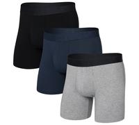 Saxx - Droptemp Cooling Cotton Boxer Brief Fly 3-Pack - Intimo XL grigio