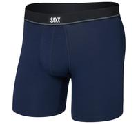 Saxx - Essential Cotton Boxer Brief Fly - Intimo S blu
