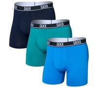 Saxx - Essential Performance Mesh Boxer Brief Fly 3-Pack - Intimo XXL blu