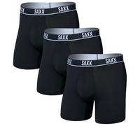 Saxx - Essential Performance Mesh Boxer Brief Fly 3-Pack - Intimo XXL nero
