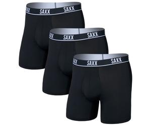 Saxx - Essential Performance Mesh Boxer Brief Fly 3-Pack - Intimo XXL nero