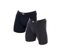 Boxer SAXX Multi-Sport Mesh grigio scuro nero puro (2 unità) - L