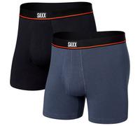 Boxer Saxx Non-Stop Stretch Cotton Bb Fly 2Pk Taglia: M / Colore: blu/nero