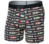Saxx - Quest Quick Dry Mesh Boxer Brief Fly - Intimo sintetico L grigio