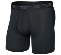 Saxx - Quest Quick-Dry Mesh Boxer Brief Fly - Intimo sintetico XL nero
