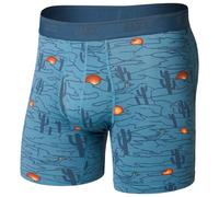Saxx - Quest Quick-Dry Mesh Boxer Brief Fly - Intimo sintetico XXL blu