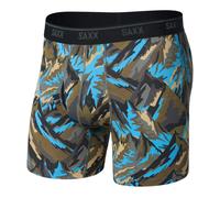 SAXX Quest Quick-dry Mesh Boxer Brief Fly - Uomo - Blu / Marrone / Nero - Taglia M- modello 2026