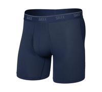 Saxx Underwear - Boxer stretch - Quest Quick-Dry Mesh BB Fly Maritime per Uomo in Pelle - Taglia XL - Blu
