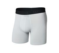 SAXX Underwear Co. Boxer da uomo a compressione, leggero, flessibile, 15,2 cm, Grigio perlato, Grande