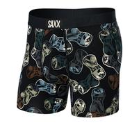 Saxx Underwear Co. Boxer da Uomo Vibe Super Morbido, Friday Night Camo- Nero, Small