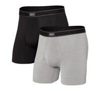 SAXX Underwear Co. Slip boxer Daytripper Slip boxer con supporto per astuccio integrato Grande Heather BlackGraphite