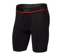 Saxx Underwear Kinetic HD Long Leg Boxer, Black, M
