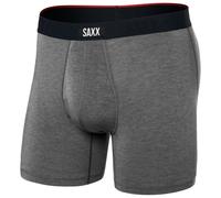 Saxx - Vibe Xtra Boxer Brief Fly - Intimo sintetico M grigio