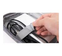 Say Electronic AccessOires Compact Data Storage Borse per Banche Elettriche, Adattatore, Cuffie, Portatili e Ordinati, Adatti per Viaggi, 300D (grigio chiaro)