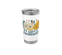 Say Fromage Formaggio Francese Bicchiere termico in acciaio inox doppia parete