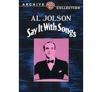 Say It With Songs (DVD) Kenneth Thomson Marian Nixon Al Jolson Davey Lee