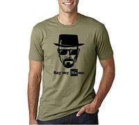 Say my Name Breaking Heisenberg Bad - Maglietta a maniche corte Verde oliva L