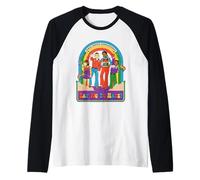 Say No to Hate Sarcastic Retro Vintage Funny Adult Humor Maglia con Maniche Raglan
