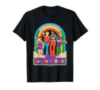 Say No to Hate Sarcastic Retro Vintage Funny Adult Humor Maglietta