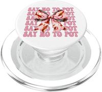 Say No To Pot Gamberi Gamberi Ragazza Mamma Rosa Coquette Bow PopSockets PopGrip per MagSafe