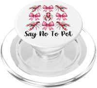 Say No To Pot Gamberi Gamberi Ragazza Mamma Rosa Coquette Bow PopSockets PopGrip per MagSafe