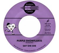 Say She She Purple Snowflakes/This Wintertime (Vinyl LP) 7" Single
