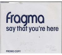 Say that you're here [Single-CD]