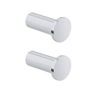 SAYAYO Ganci Accappatoio Bagno in Acciaio Inox Ganci Appendiabiti da Parete, Appendi Strofinacci Cucina Gancio, Gancio Appendi Accappatoio Cromo Lucido, Capacità Carico 15 kg, 2 Pezzi