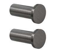 SAYAYO Ganci Accappatoio Bagno in Acciaio Inox Gancio Appendiabiti, Appendi Strofinacci Cucina Ganci da Parete Appendi Accappatoio Bagno Capacità Carico 15 kg, 2 Pezzi, Grigio