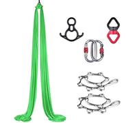 SAYEYBU Amaca Sensoriale Oscillante, Sedia Sospesa Antigravità per Yoga, Cintura Elastica per Yoga e Fitness in Tessuto Aereo, per Palestra, Studio di Yoga al Coperto,05,8M*1.5M