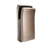 SAYEYBU Asciugamani Elettrico Verticale Automatico, Asciugamani Elettrici Parete per Uso Commerciale, Filtro Hepa, Aria Doppia Lama 1800 W, per Uso Domestico e Commerciale,d'oro,Brushed