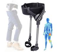SAYEYBU Ausili per La Mobilità Esoscheletro per Gambe, Allenamento Riabilitativo, Attrezzatura per Escursioni E Salita Scale, Assistenza A 3 Livelli Forza Regolabile per Anziani,Right,L