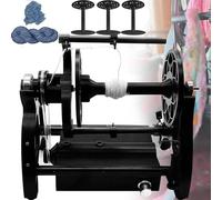 SAYEYBU Avvolgitore Filati, Filatoio Elettrico, Avvolgitore Gomitoli Filato, velocità 800 Giri/Min, Commutazione avanti e Indietro, per Tessitura, Miscelazione e Filatura Filati,Nero