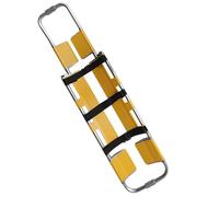 SAYEYBU Barella Portatile Medica Plastica a Cucchiaio, Trasporto Emergenza per Pazienti, Pieghevole, Barella Regolabile, Barella Emergenza per Trasferimento Pazienti,Giallo,B