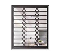 SAYEYBU Barre di Sicurezza Retrattili per Finestre, con Serratura Antifurto Barre di Sicurezza per Finestre, Autoinstallanti Porta di Sicurezza per Finestre A Spinta,A,51.2x55.1in