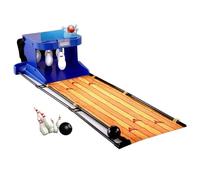 SAYEYBU Console Bowling Interni, Set Bowling Casa con Sistema Reset Automatico, Tabellone Segnapunti Elettronico a LED, Divertimento Famiglia per Bambini e Adulti,2m