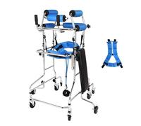 SAYEYBU Deambulatore Anziani, Telaio Riabilitazione Dell'Emiplegia, Anti Reclinazione, Allenamento degli Arti Inferiori, Altezza Regolabile, per Anziani Disabili, Resistente 100 kg,Men's