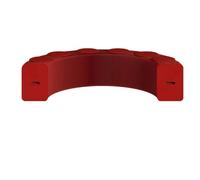 SAYEYBU Divano Pieghevole Fisarmonica in Carta, Panca Nido d'Ape, Panca Pieghevole per Lavori Artigianali, può Essere Utilizzato Come Tavolino, Sgabello Cambio delle Scarpe,Rosso,30cm 6 Seater