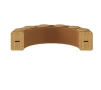 SAYEYBU Divano Pieghevole Fisarmonica in Carta, Panca Nido d'Ape, Panca Pieghevole per Lavori Artigianali, può Essere Utilizzato Come Tavolino, Sgabello Cambio delle Scarpe,Marrone,30cm 6 Seater