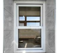 SAYEYBU Finestra Scorrevole Verticale, Finestre di Ricambio con Telaio in Alluminio E Ventilazione, Finestra A Filo con Zanzariera, Finestre per Concessioni su Misura,A,WxH24x27in(61x69cm)